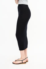 The Row Wool Ribbed Skirt