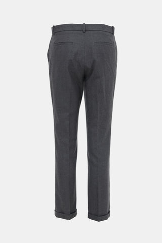 The Row Wool Slim Leg Trouser