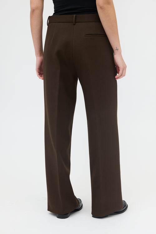 The Row Wool Wide Leg Trouser