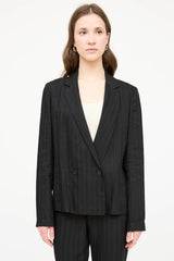 The Row Woven Striped Two Piece Suit