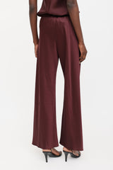 The Row Satin Wide Leg Pant