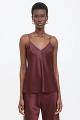 The Row Satin Camisole Top