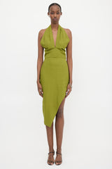 The Sei Asymmetrical Halter Dress
