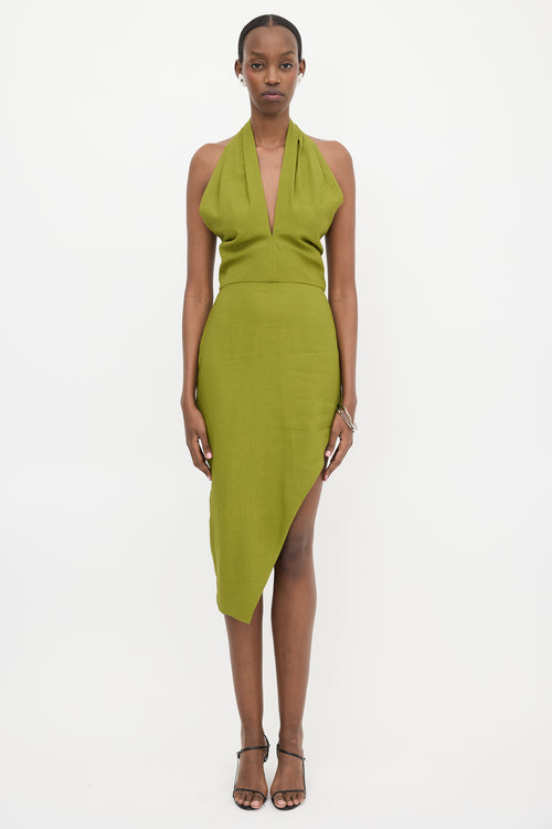 The Sei Asymmetrical Halter Dress