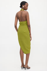 The Sei Asymmetrical Halter Dress