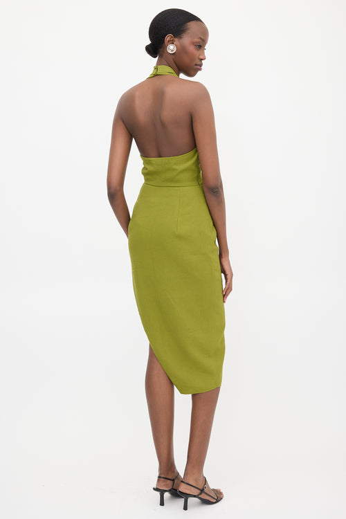 The Sei Asymmetrical Halter Dress