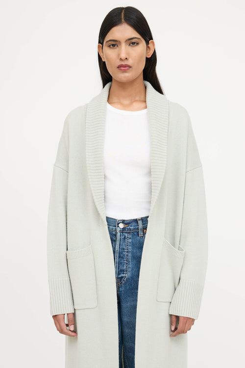 The Sei Wool Open Cardigan