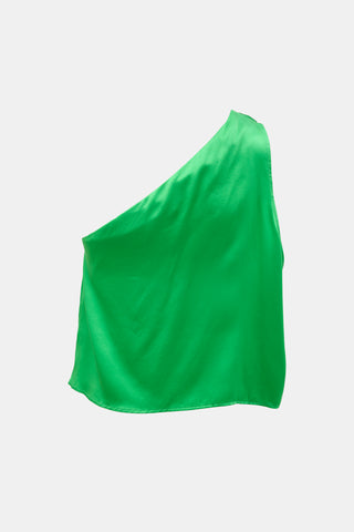 The Sei Silk One Shoulder Top