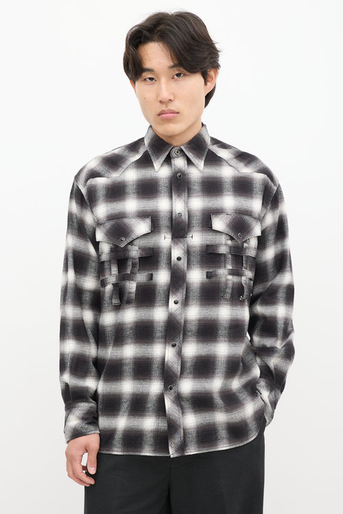 The Soloist Black & White Plaid Shirt