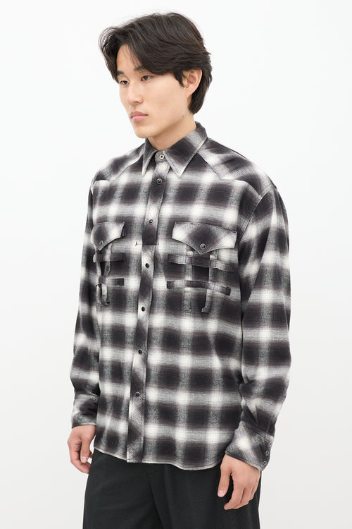 The Soloist Black & White Plaid Shirt