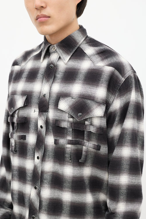 The Soloist Black & White Plaid Shirt