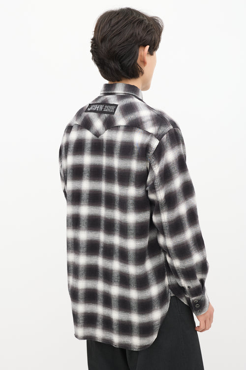 The Soloist Black & White Plaid Shirt