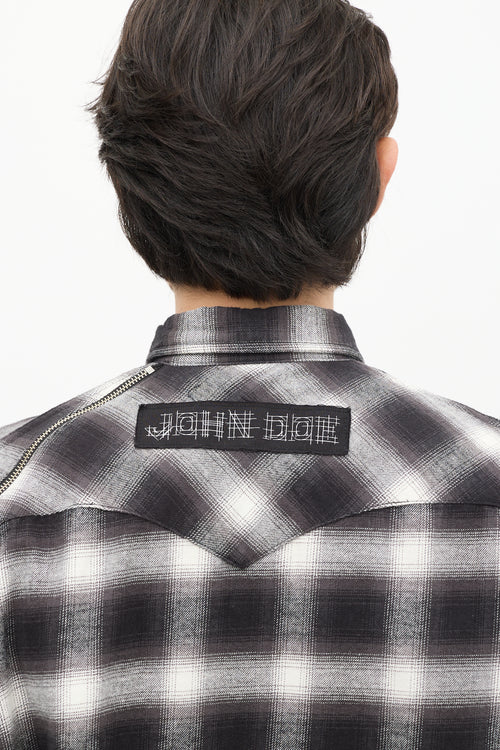 The Soloist Black & White Plaid Shirt