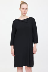 The Row Cowl Neck Pleated Dress
