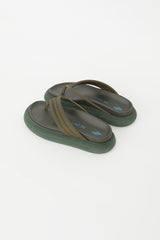 The Attico Khaki Green Alton Sandal