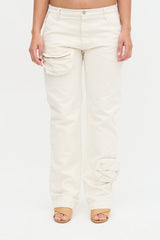 The Attico Straight Leg Cargo Pant