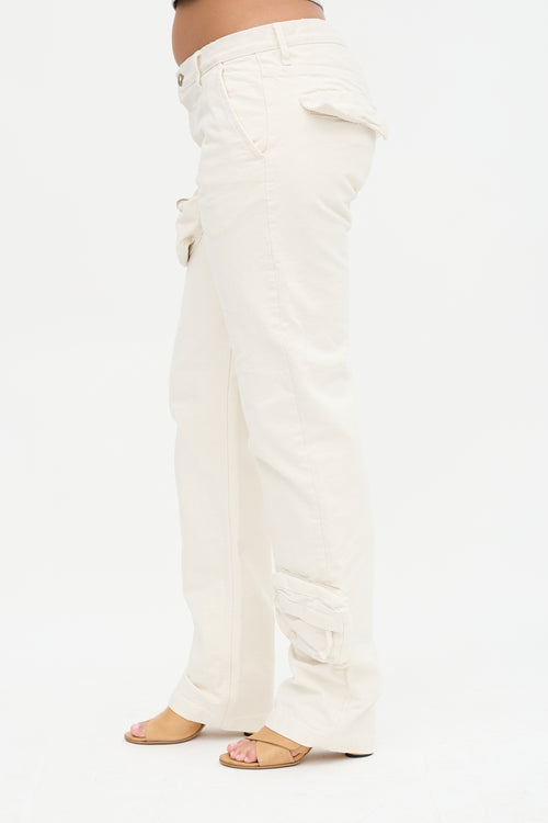 The Attico Straight Leg Cargo Pant