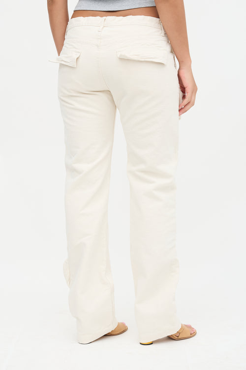 The Attico Straight Leg Cargo Pant