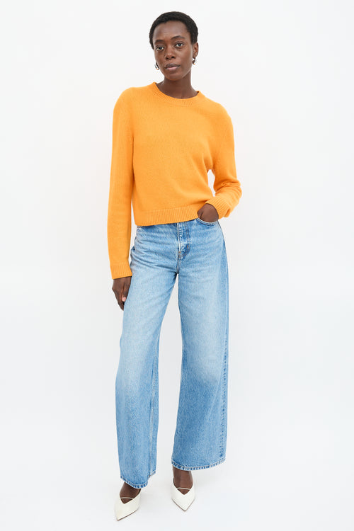 The Elder Statesman Cashmere Crewneck Sweater