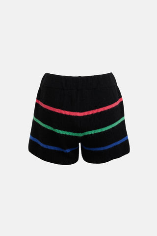 The Elder Statesman Cashmere Striped Shorts