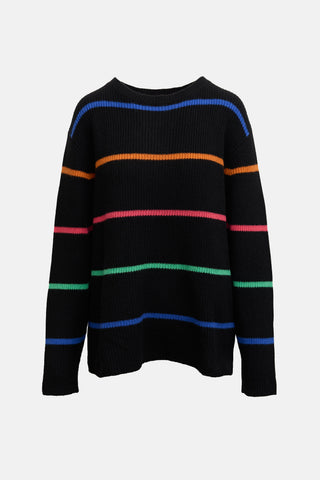 The Elder Statesman Cashmere Striped Sweater