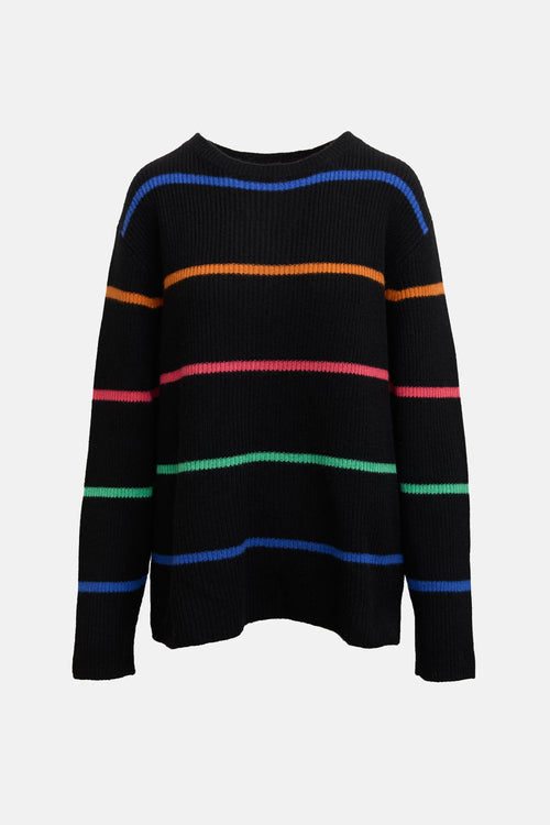 The Elder Statesman Cashmere Striped Sweater