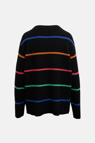 The Elder Statesman Cashmere Striped Sweater