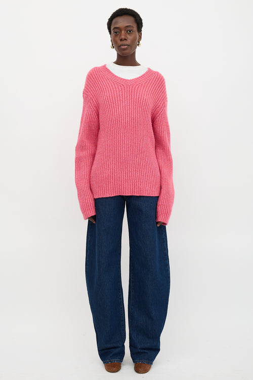 The Elder Statesman Cashmere V-Neck Sweater