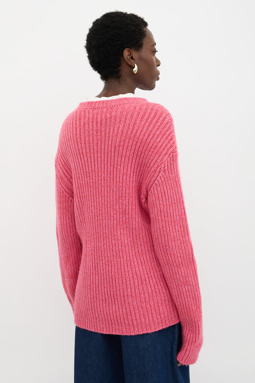 The Elder Statesman Cashmere V-Neck Sweater