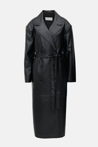 The Frankie Shop Faux Leather Tina Coat