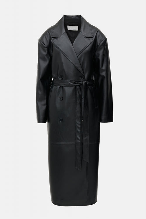 The Frankie Shop Faux Leather Tina Coat