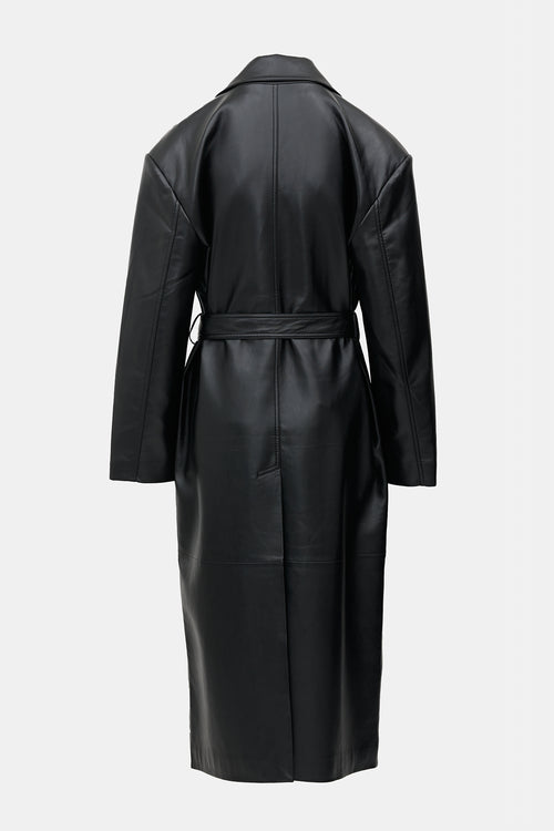 The Frankie Shop Faux Leather Tina Coat