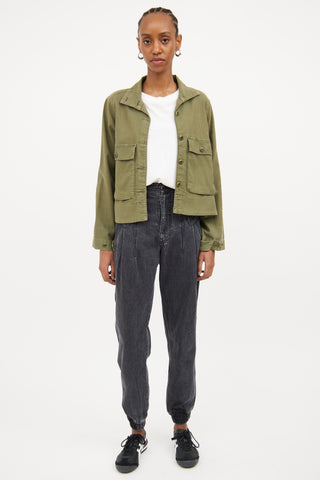 The Great Green Crop Military Pocket Jacket