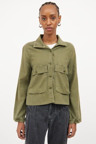 The Great Green Crop Military Pocket Jacket