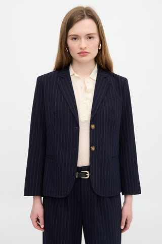 The Great. Wool Pinstripe Suit