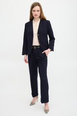 The Great. Wool Pinstripe Suit