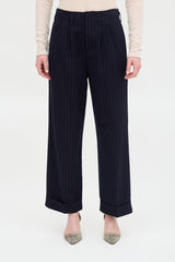 The Great. Wool Pinstripe Suit
