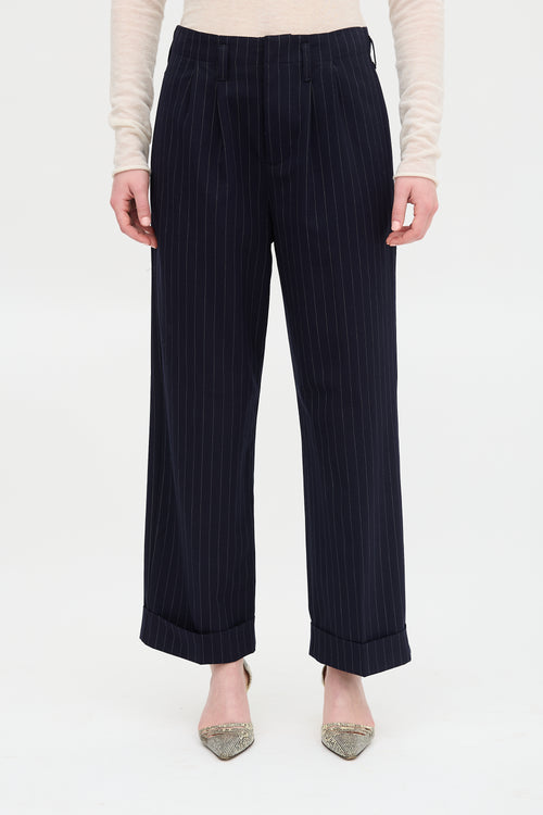 The Great. Wool Pinstripe Suit