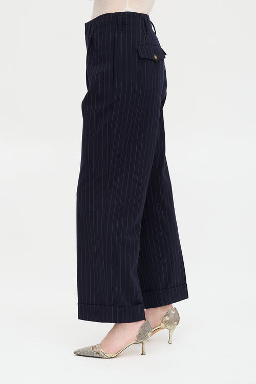 The Great. Wool Pinstripe Suit