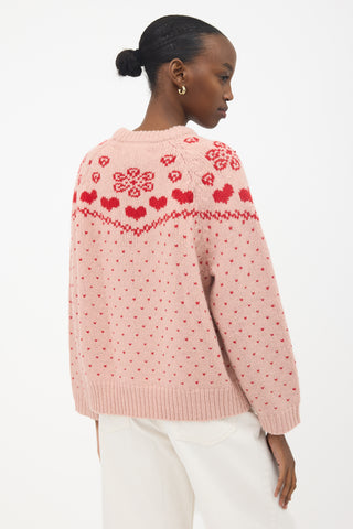 The Great. Wool Sweetheart Sweater
