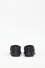 The Row Black Mesh Sock Flat