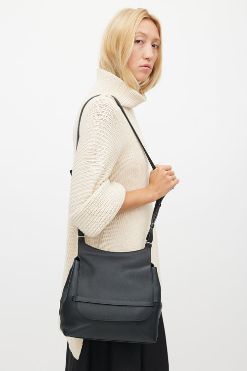 The Row Black Sideby Leather Bag