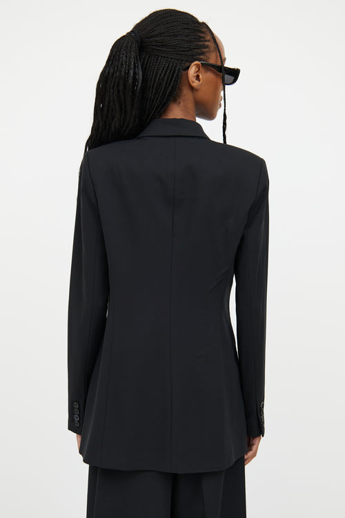 The Row Black Long Sleeve Blazer