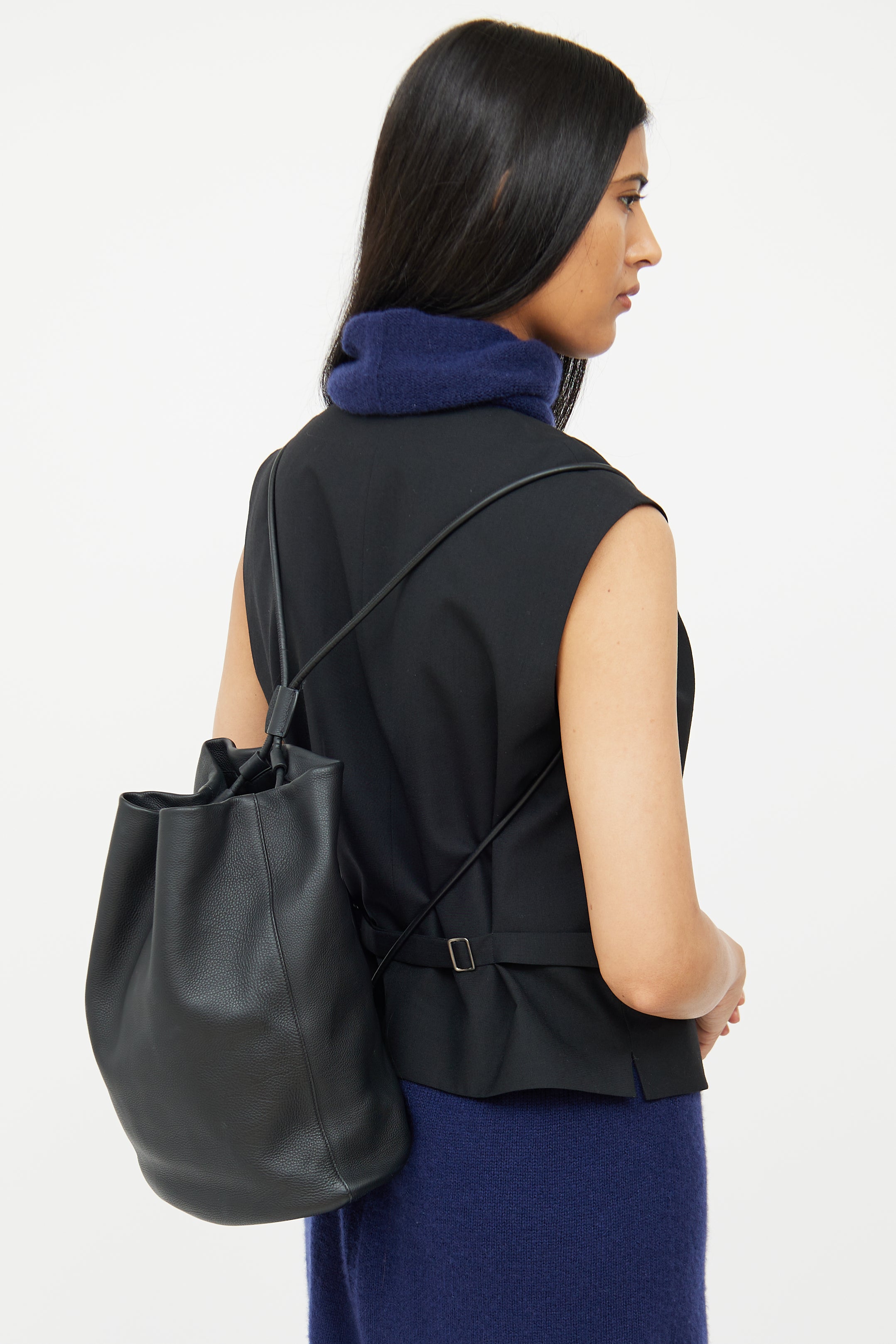 The Row // Leather Joe Backpack – VSP Consignment