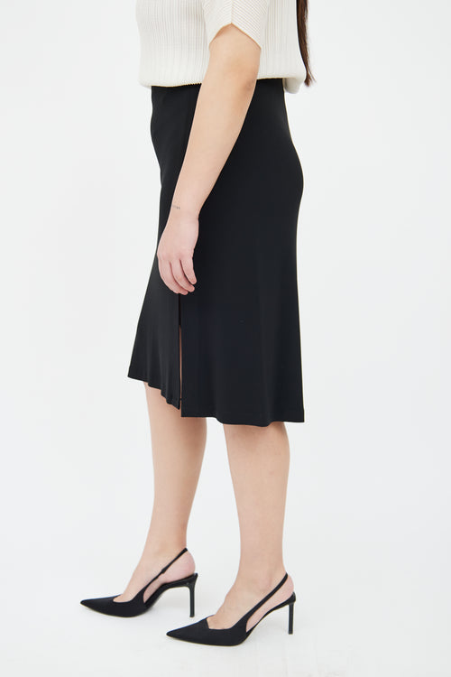 Black Midlength Skirt The Row