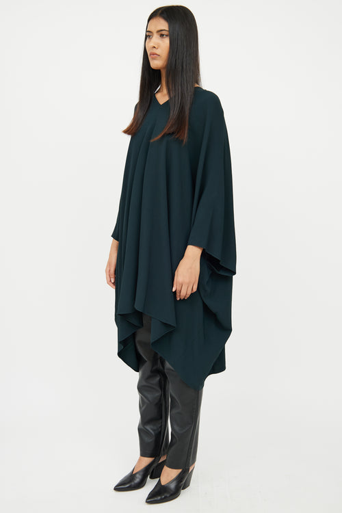 The Row Dark Green Iona Caftan