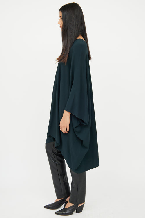 The Row Dark Green Iona Caftan