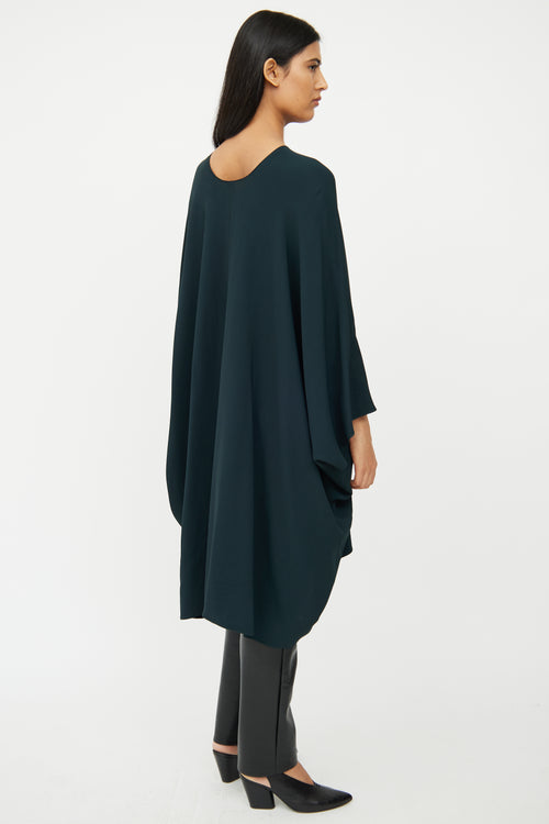 The Row Dark Green Iona Caftan