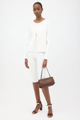 The Row Leather Abby Shoulder Bag