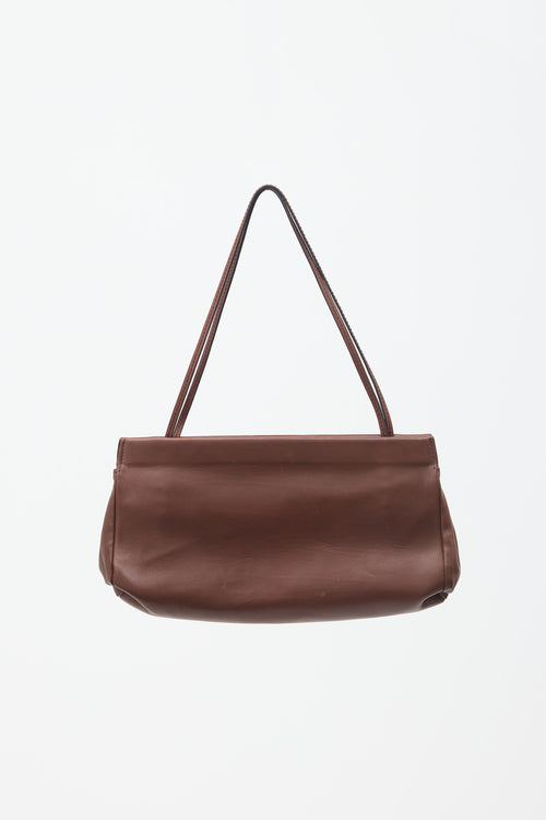 The Row Leather Abby Shoulder Bag